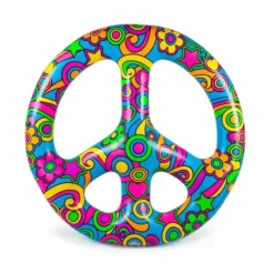Giant Peace Sign Pool Float