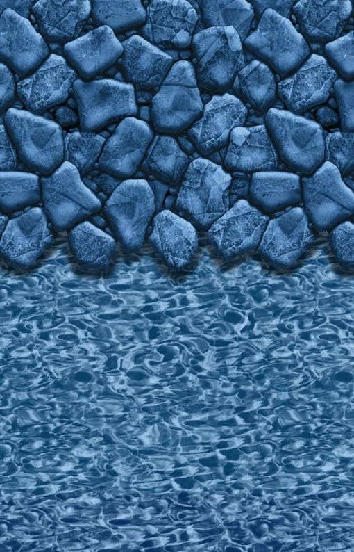 Swimline Boulder Swirl 15-Foot Round Liner | Overlap Style | 48-to-52-Inch Wall Height 1 Swimline Boulder Swirl 15-Foot Round Liner | Overlap Style | 48-to-52-Inch Wall Height