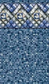 Swimline Diamond Cube 15-Foot Round Liner | Unibead Style | 54-Inch Wall Height