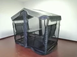 Dura Housewares Eden Steel Glider With Sling Top And Net -Swimline Shop eden 3570 4