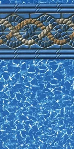 Swimline Mystery Gold 15-Foot-by-26-Foot Oval Liner | Unibead Style | 52-Inch Wall Height