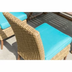 Bellini Home And Garden Kimpton 7-pc Dining Set W/ Aruba Blue Cushions And Umbrella Hole 18 Bellini Home And Garden Kimpton 7-pc Dining Set W/ Aruba Blue Cushions And Umbrella Hole -Swimline Shop patio 11040 kimpton chair lifestyle2