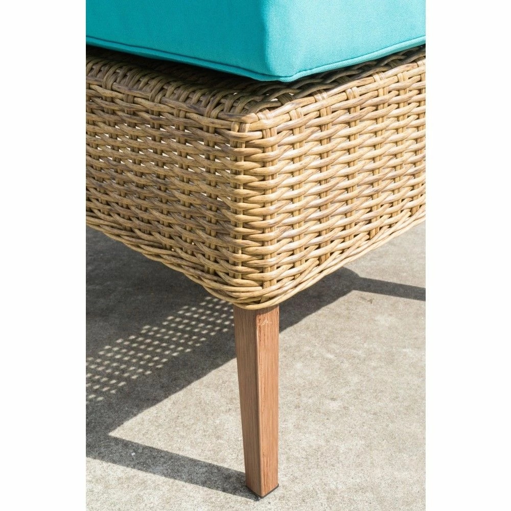 Bellini Home And Garden Kimpton 7-pc Dining Set W/ Aruba Blue Cushions And Umbrella Hole 11 Bellini Home And Garden Kimpton 7-pc Dining Set W/ Aruba Blue Cushions And Umbrella Hole - Image 11