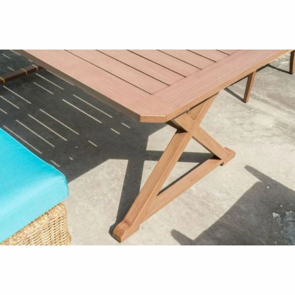 Bellini Home And Garden Kimpton 7-pc Dining Set W/ Aruba Blue Cushions And Umbrella Hole 10 Bellini Home And Garden Kimpton 7-pc Dining Set W/ Aruba Blue Cushions And Umbrella Hole - Image 10