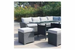 Dura Housewares Tennessee 6-pc Wicker Sofa With Storage Comparments