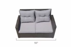 Bellini Home And Garden 6-pc Kensington Seating W/ Storage Boxes -Swimline Shop patio web 10610 kensington loveseat
