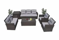 Bellini Home And Garden 6-pc Kensington Seating W/ Storage Boxes