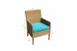 Bellini Home And Garden Kimpton 7-pc Dining Set W/ Aruba Blue Cushions And Umbrella Hole 13 Bellini Home And Garden Kimpton 7-pc Dining Set W/ Aruba Blue Cushions And Umbrella Hole -Swimline Shop patio web 11040 kimpton armchair