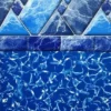 Swimline Riverstone 24-Foot Round Liner | Unibead Style | 52-Inch Wall Height