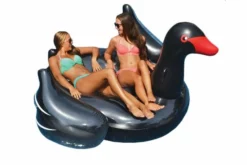 Giant Black Swan Pool Float